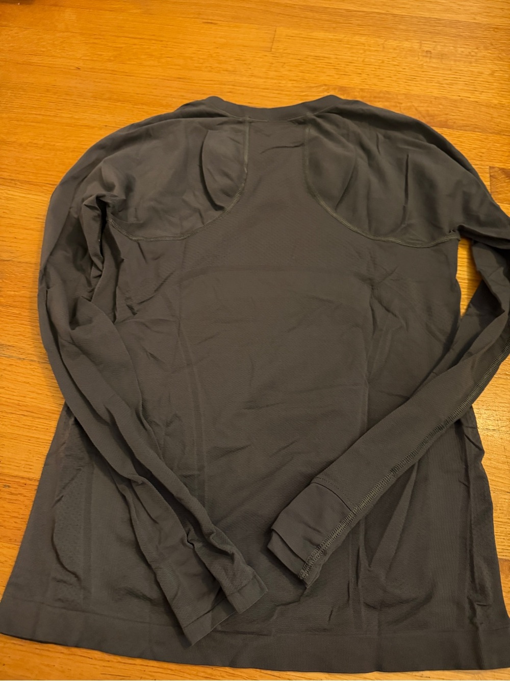Athleta Dark Charcoal Long Sleeve Athletic Tee
